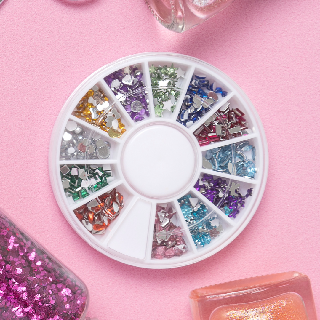 Nail Art: Rhinestones, Crystals, Studs & Adornments With Free: Dual-Ended Rhinestone Picker Wax Pen