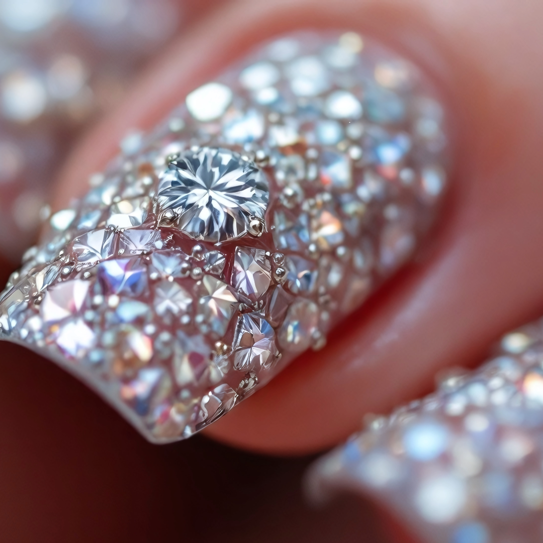 Nail Art: Rhinestones, Crystals, Studs & Adornments With Free: Dual-Ended Rhinestone Picker Wax Pen