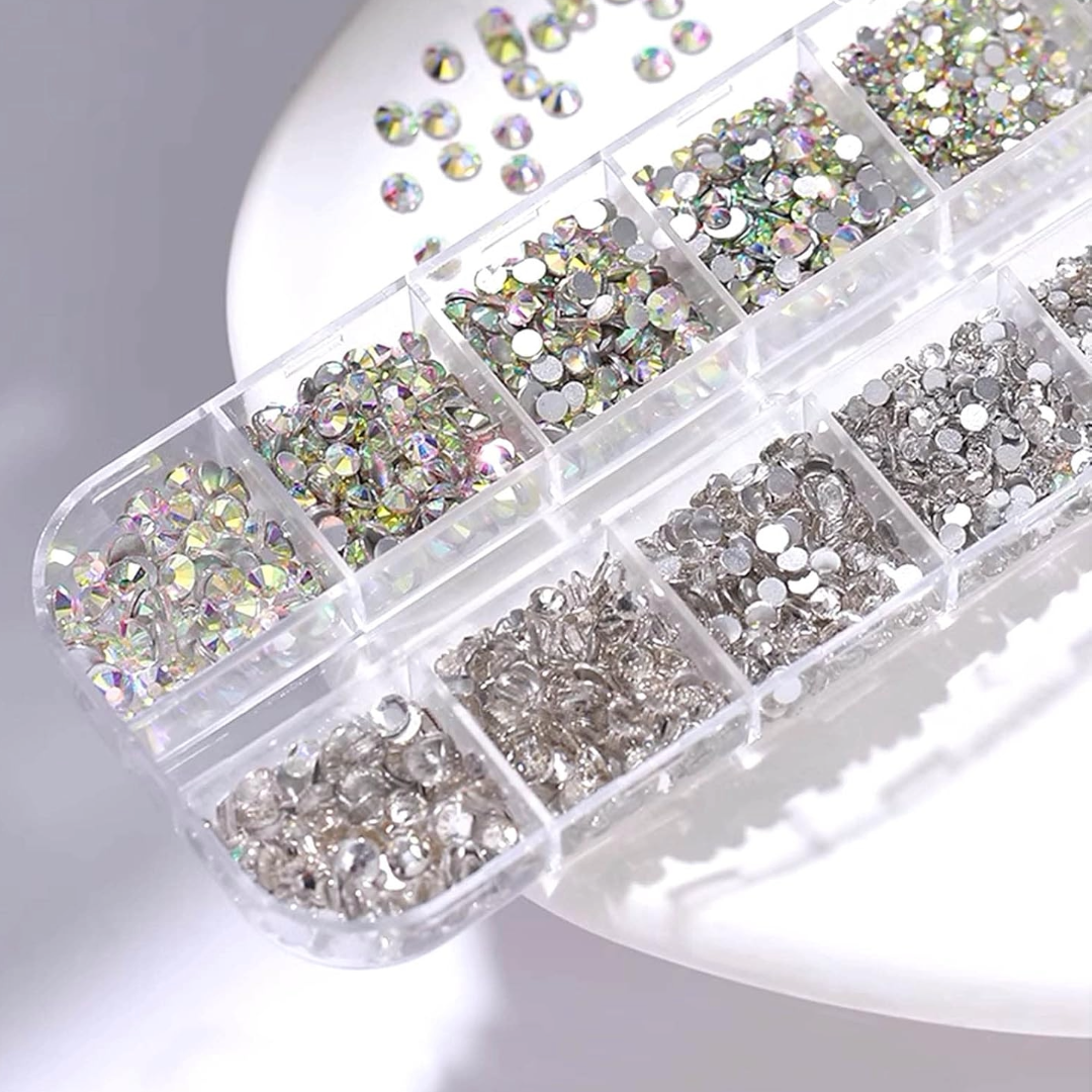 Nail Art: Rhinestones, Crystals, Studs & Adornments With Free: Dual-Ended Rhinestone Picker Wax Pen