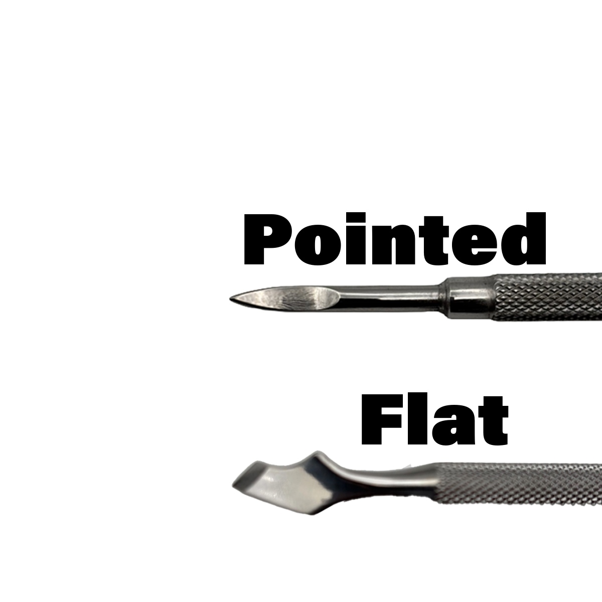 1 pc Cuticle Pusher and 1pc Cuticle Clipper Set