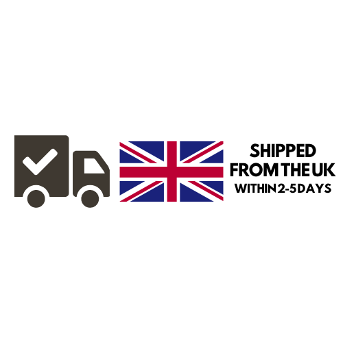 Shipped from the UK recieved within 2- 5days