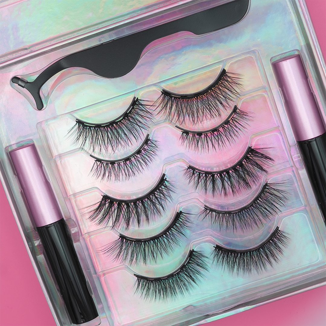 Vegan Magnetic Lashes:  Day to Night 5pc Collection